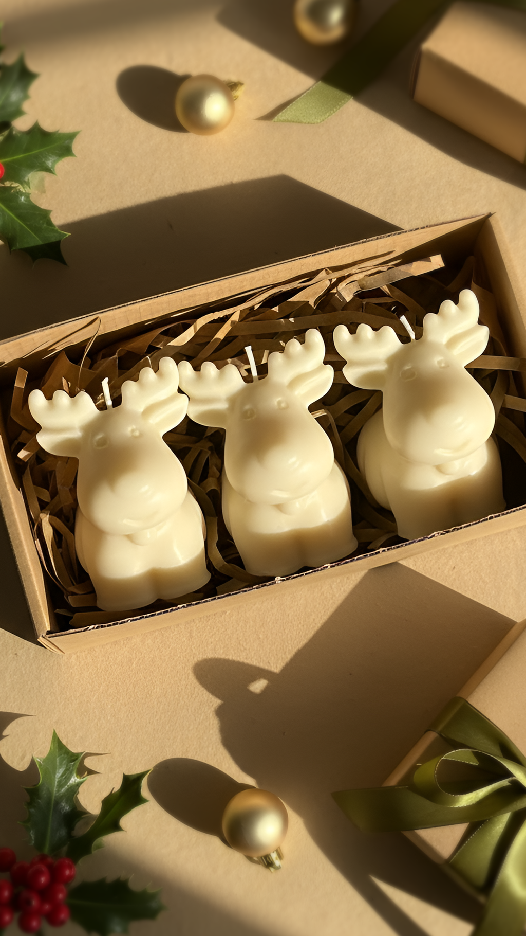 The Reindeer Trio (Set of 3)