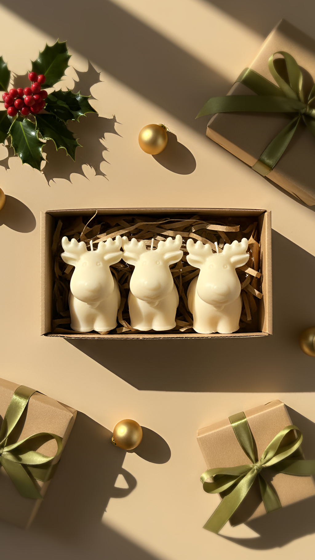 The Reindeer Trio (Set of 3)