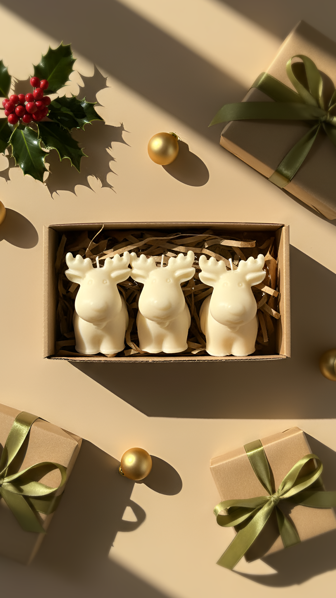 The Reindeer Trio (Set of 3)