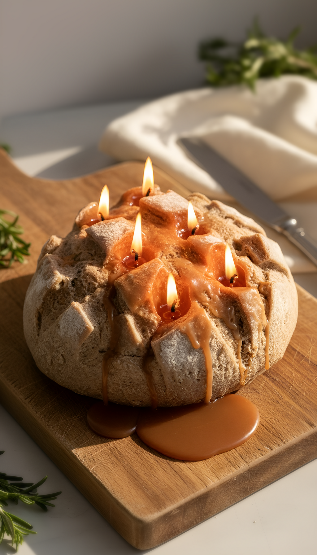 La Couronne - Round Loaf Candle