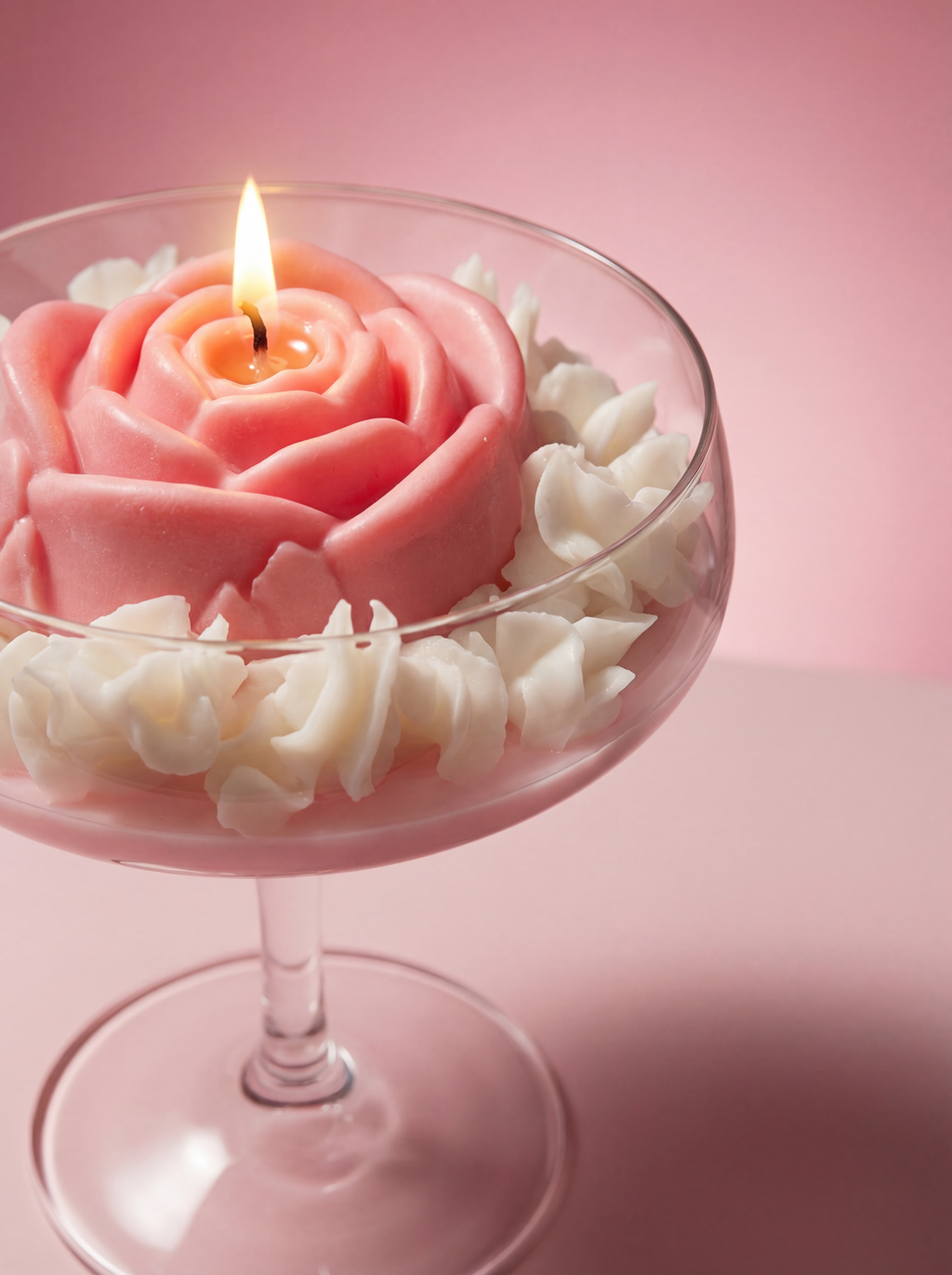 Rosé & Cream Martini