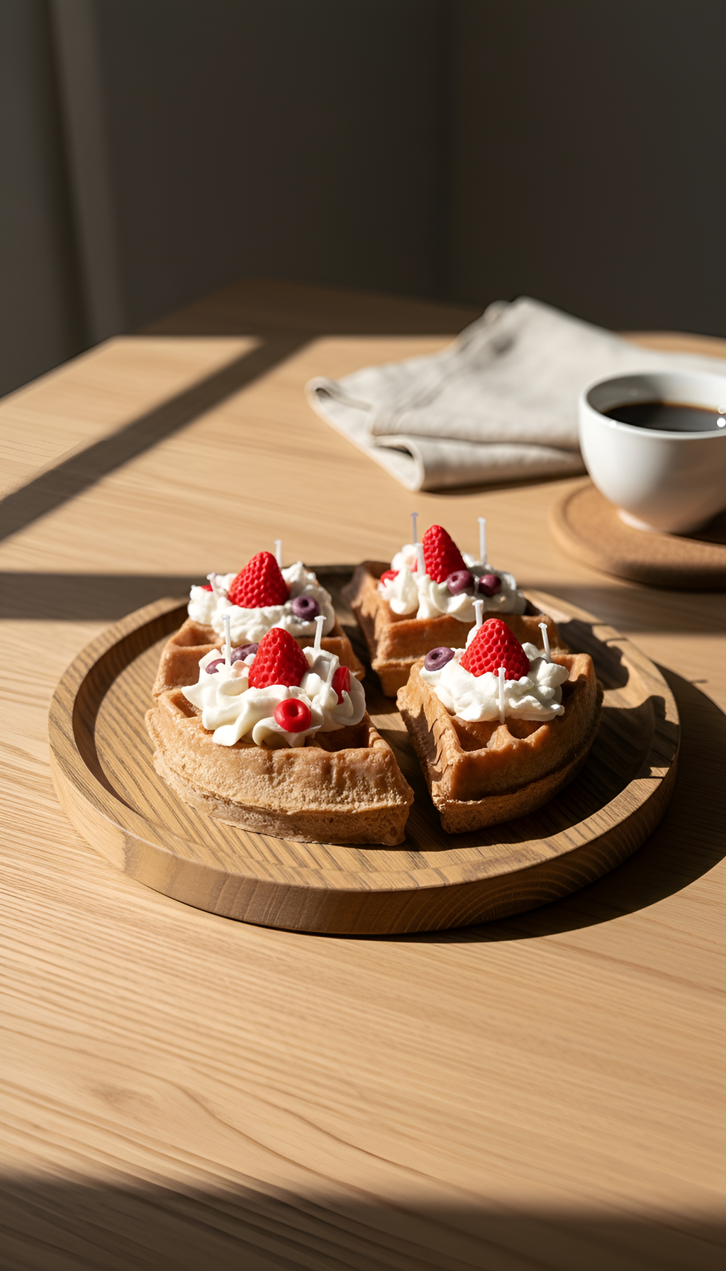 Waffles & Cream (Set of 4)